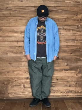 「PROPPER（プロッパー）のアイテム」を使った、ISOPさん（メンズ・170cm）の夏コーディネート