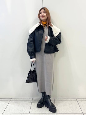 aiさん（レディース・162cm）の冬コーディネート