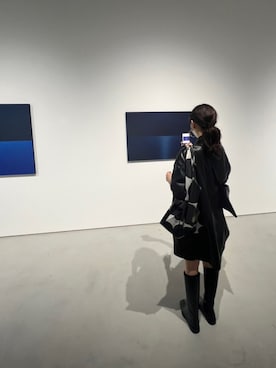 「TODAYFUL（トゥデイフル）のアイテム（その他アウター）」を使った、mikittyさん（レディース・160cm）の秋コーディネート
