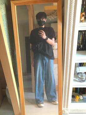 「Balanciagaのアイテム」を使った、ティムさん（メンズ・173cm）の秋コーディネート