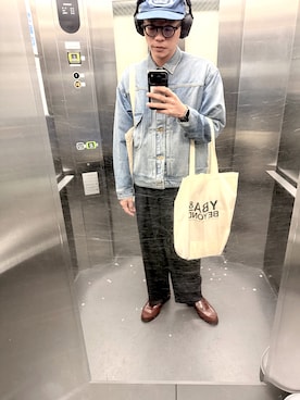 「MONKEY TIME（モンキータイム）のアイテム」を使った、ティムさん（メンズ・173cm）の春コーディネート