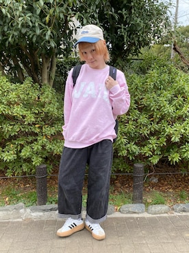 鈴石 風さん（レディース・156cm）の冬コーディネート