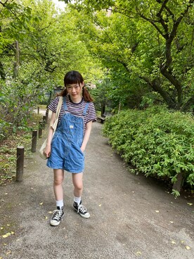 鈴石 風さん(レディース・156cm)の夏コーディネート