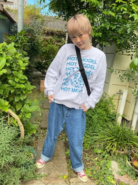 「WEGO（ウィゴー）のアイテム」を使った、鈴石 風さん（レディース・156cm）の秋コーディネート