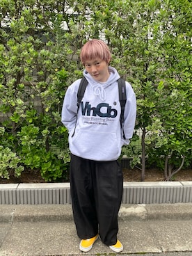 「アイテム（バックパック/リュック）」を使った、鈴石 風さん（レディース・156cm）の秋コーディネート