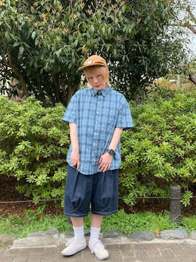 「Unblend（アンブレンド）のアイテム」を使った、鈴石 風さん（レディース・156cm）の春コーディネート