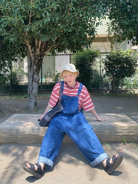 「Anchor Smith（アンカー スミス）のアイテム」を使った、鈴石 風さん（レディース・156cm）の夏コーディネート