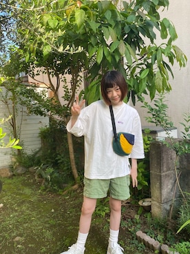 「NCAA（エヌシーエーエー）のアイテム」を使った、鈴石 風さん（レディース・155cm）の秋コーディネート