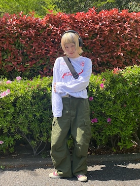 鈴石 風さん（レディース・156cm）の春コーディネート