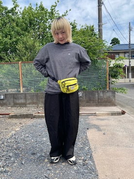 「FREDRIK PACKERS（フレドリックパッカーズ）のアイテム」を使った、鈴石 風さん（レディース・156cm）の夏コーディネート