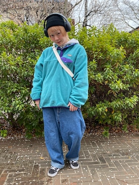 鈴石 風さん（レディース・156cm）の冬コーディネート