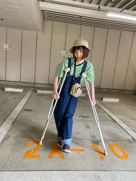 鈴石 風さん（レディース・156cm）の夏コーディネート