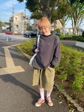 鈴石 風さん(レディース・156cm)の春コーディネート