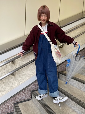 「SPOC STORE（スポックストア）のアイテム」を使った、鈴石 風さん（レディース・155cm）の春コーディネート