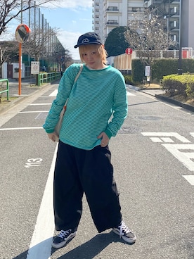 鈴石 風さん(レディース・156cm)の春コーディネート