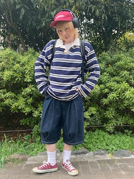 「Unblend（アンブレンド）のアイテム」を使った、鈴石 風さん（レディース・156cm）の春コーディネート