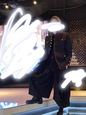 「アイテム（ミリタリージャケット）」を使った、sinrabanshoさん（メンズ・178cm・20代）の冬コーディネート