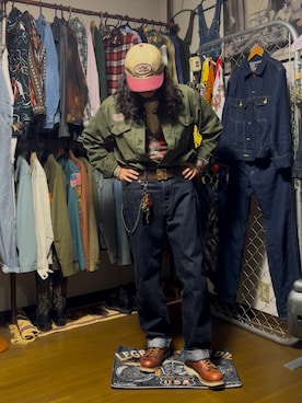 「RED WING（レッドウィング）のアイテム」を使った、sekineamekajiさん（メンズ・168cm）の春コーディネート