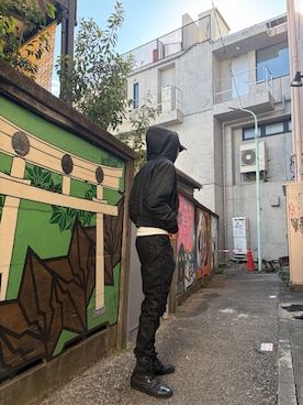 「アイテム（MA-1）」を使った、りゅうやさん（メンズ・180cm）の秋コーディネート