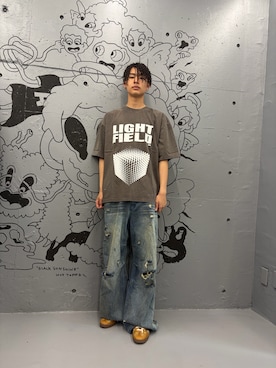 「DANKE SCHON（ダンケシェーン）のアイテム」を使った、りゅうやさん（メンズ・180cm）の夏コーディネート