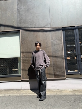 「DANKE SCHON（ダンケシェーン）のアイテム」を使った、りゅうやさん（メンズ・180cm）の春コーディネート