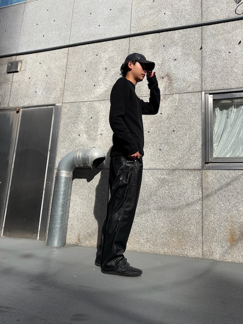 DankeSchon/ダンケシェーン/PU LEATHER W-KNEE PAINTER PANTS（その他