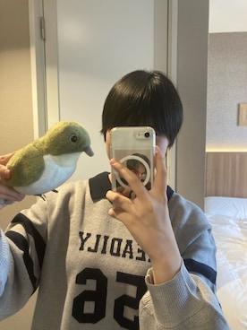 「Honeys（ハニーズ）のアイテム」を使った、Misakiさん（レディース・161cm）の秋コーディネート