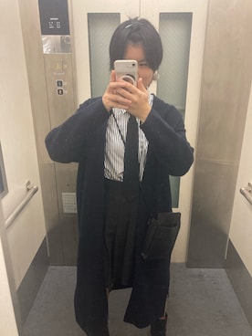 「Honeys（ハニーズ）のアイテム」を使った、Misakiさん（レディース・161cm）の秋コーディネート