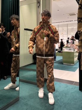 「アイテム（スウェットパンツ）」を使った、kazu19751212さん（メンズ・183cm・40代）の秋コーディネート