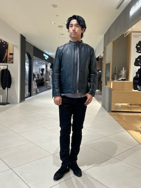 「5351 POUR LES HOMMES（ゴーサンゴーイチプールオム）のアイテム（ジャケット/アウター）」を使った、Makoさん（メンズ・180cm）の秋コーディネート