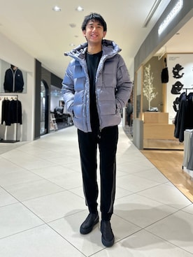 「5351 POUR LES HOMMES（ゴーサンゴーイチプールオム）のアイテム」を使った、Makoさん（メンズ・180cm）の冬コーディネート