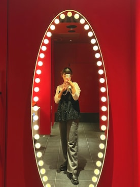 「アイテム（スラックス）」を使った、takanaさん（レディース・158cm）の秋コーディネート