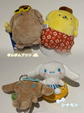 「LOWRYS FARM（ローリーズファーム）の【サンリオキャラクターズ】ヌイキーホルダー8 647243/GOODS（キーホルダー、その他）」を使った、kahooo59さん（レディース・158cm）の春コーディネート
