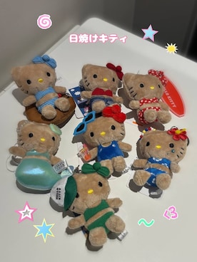 「LOWRYS FARM（ローリーズファーム）の【サンリオキャラクターズ】ヌイキーホルダー8 647243/GOODS（キーホルダー、その他）」を使った、kahooo59さん（レディース・158cm）の春コーディネート