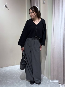 「LOWRYS FARM（ローリーズファーム）のアイテム（ハンドバッグ）」を使った、kahooo59さん（レディース・158cm）の秋コーディネート