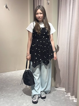 「アイテム（チョーカー）」を使った、kahooo59さん（レディース・158cm）の夏コーディネート