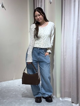 「LOWRYS FARM（ローリーズファーム）のアイテム（ハンドバッグ）」を使った、kahooo59さん（レディース・158cm）の秋コーディネート