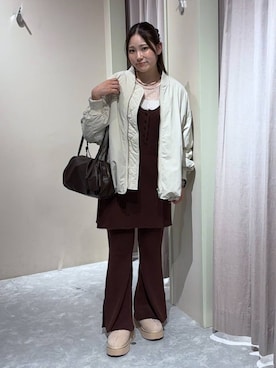 「アイテム（チョーカー、シルバー系）」を使った、kahooo59さん（レディース・158cm）の秋コーディネート