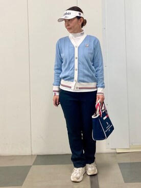 「adabat（アダバット）のアイテム」を使った、村田　恵さん（レディース・160cm）の冬コーディネート