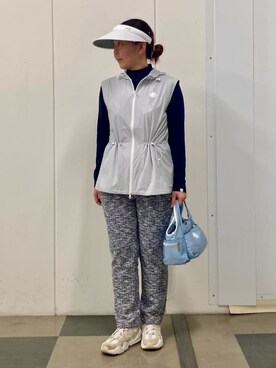 「adabat（アダバット）のアイテム」を使った、村田　恵さん（レディース・160cm）の春コーディネート