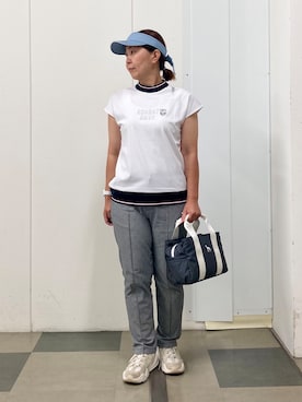 村田 恵さん(レディース・160cm)の夏コーディネート