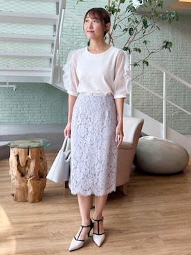 「index（インデックス）のアイテム」を使った、みぃさん（レディース・157cm）の夏コーディネート