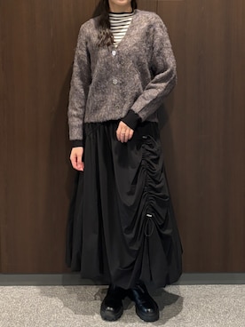 「アイテム（ニット/セーター、その他）」を使った、WALDOさん（レディース・172cm）の秋コーディネート