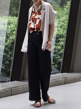 「WALDO（ウォルド）のアイテム」を使った、WALDOさん（レディース・172cm）の夏コーディネート