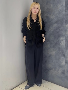 「アイテム（アクセサリー）」を使った、唯さん（レディース・161cm）の春コーディネート