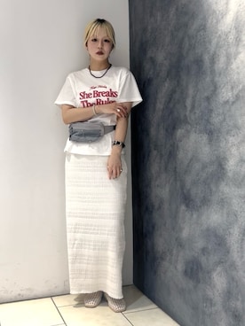 唯さん(レディース・161cm)の夏コーディネート