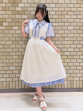 「バックリボン」｜みっちゃんさん（レディース・155cm）の春コーディネート