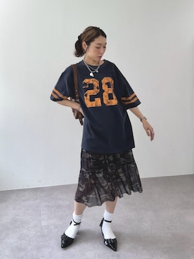 「アイテム（パンプス）」を使った、nodopachiさん（骨格ナチュラル・レディース・162cm）の夏コーディネート