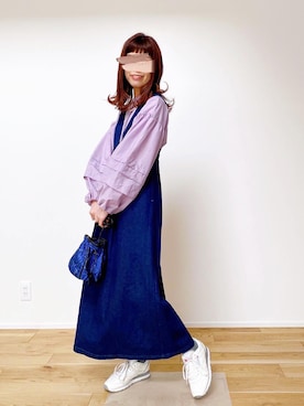 「NANO universe（ナノユニバース）のアイテム（ワンピース/ドレス）」を使った、aki*さん（レディース・162cm）の春コーディネート