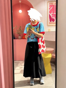 「marimekko（マリメッコ）のアイテム」を使った、mimimimimi823さん（レディース・158cm）の夏コーディネート